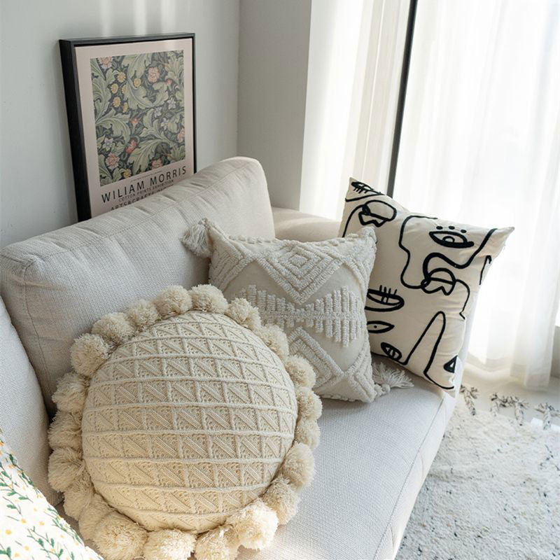 Vỏ gối sofa phòng khách gối đầu giường đệm Maroc Homestay gối trang trí